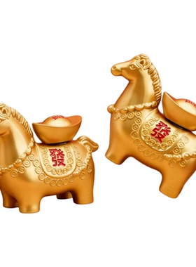 创意马年生肖金属摆件新年礼物