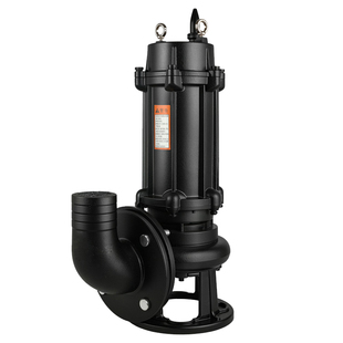 人民WQ国标污水泵高扬程大流量380v三相无堵塞潜水排污泵抽粪泥浆