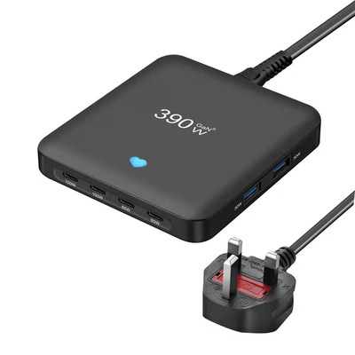 桌面超薄充电站390W多口PD充电器