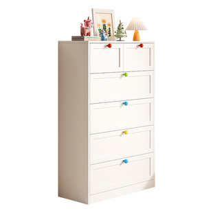 全实木斗柜简约现代客厅靠墙储物柜卧室床尾柜大容量收纳柜飘窗柜