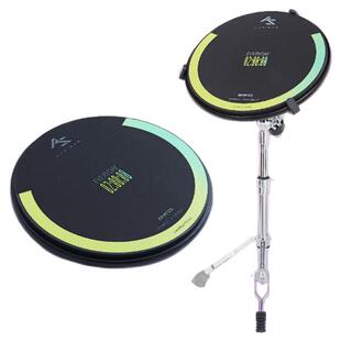 AS哑鼓垫12寸架子鼓练习器打哑鼓初学家用节拍器套装打击板训练器