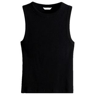 HM女装背心春季罗纹柔软舒适无袖修身休闲吊带1250800