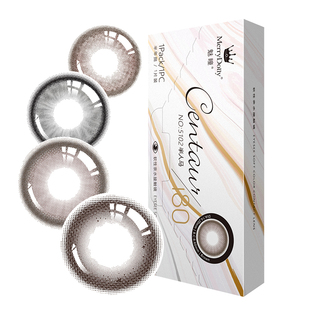 MerryDolly美瞳半年抛2片彩色眼镜三明治混血大小直径隐形女近视