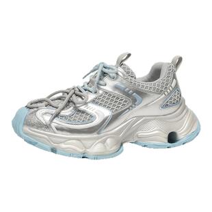 BeauToday老爹鞋女款2026春季芭蕾风鞋子增高厚底鞋运动鞋子女鞋