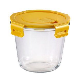 汤碗玻璃饭盒可微波炉加热上班族带盖汤杯密封保鲜盒便携防漏汤盒