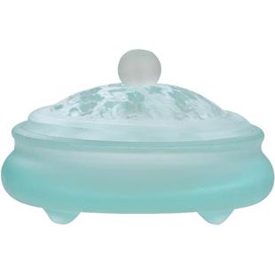 琉璃香炉家用室内水晶禅意檀香熏香炉盘香炉沉香香薰炉打香篆套装