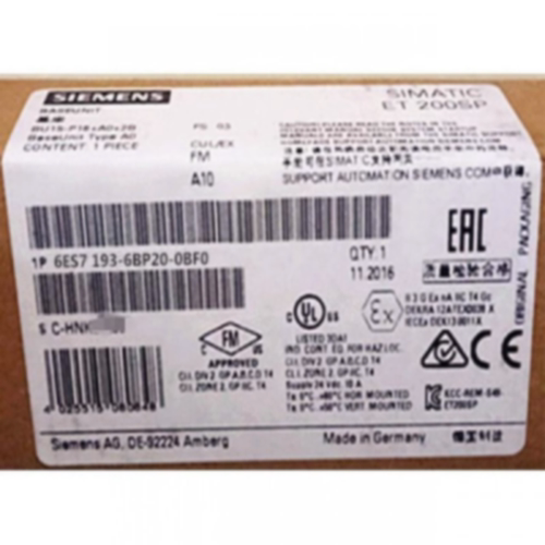 议价6ES7193-6BP20-0BF0西门子ET200SP基础单元6ES71936BP200BF0
