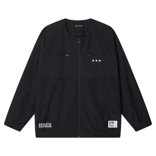 DENHAMx ATHLETA春季联名款潮流时尚宽松夹克拉链外套男