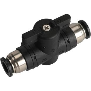 气动接头阀门开关手阀BUC8-4/6/10/12mm手动球阀手转阀PU气管快插