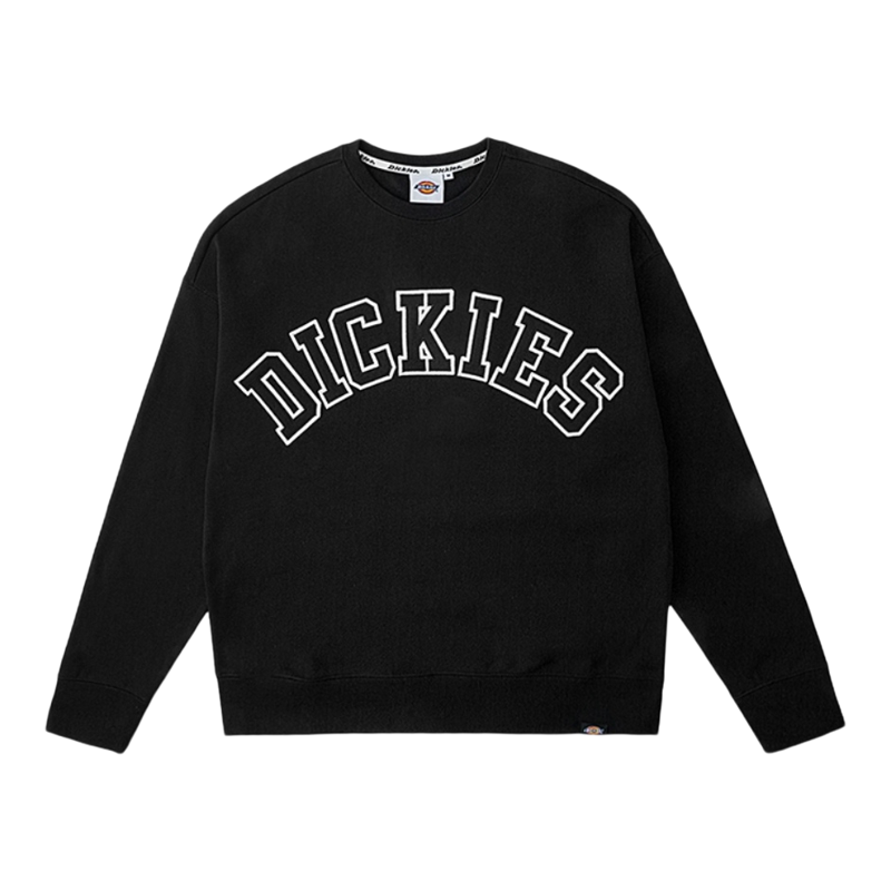 Dickies潮牌正品男女同款情侣春秋全棉圆领长袖多色字母印花卫衣