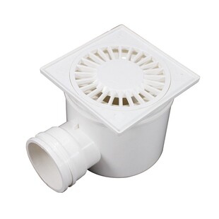 pvc排水管件50不锈钢单通道地漏 加高地漏阳台卫生间地漏厂家直销