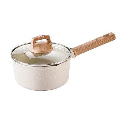 苏泊尔麦饭石奶锅不粘锅家用宝宝辅食锅蒸煮一体小奶锅一人食小锅