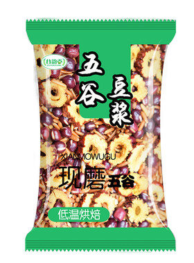 五谷豆浆三红味原料包