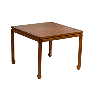 新中式乌金木实木餐桌小户型家用八仙桌四方桌正方形掼蛋棋牌桌子