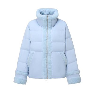 DESCENTE迪桑特WOMEN’S SKI STYLE系列女士羊羔绒拼接保暖羽绒服