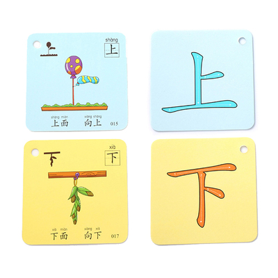 幼儿早教学龄前象形看图识字卡片