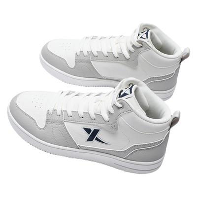 特步男鞋板鞋高帮百搭运动鞋正品