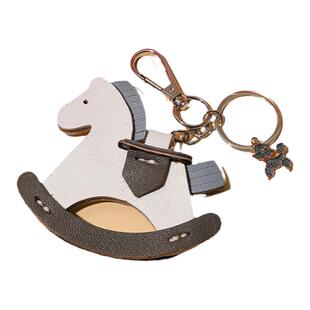 裁鱼手作diy材料包摇摇马小木马挂件真皮羊皮挂饰自制节日礼物