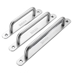 加厚实心304不锈钢拉手明装柜门木门大门推拉移门防盗门把手手柄