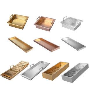 自助烤肉展示盘烤肉店原切肉盘子餐具烤肉盘火锅肉盘腌肉方盘器皿