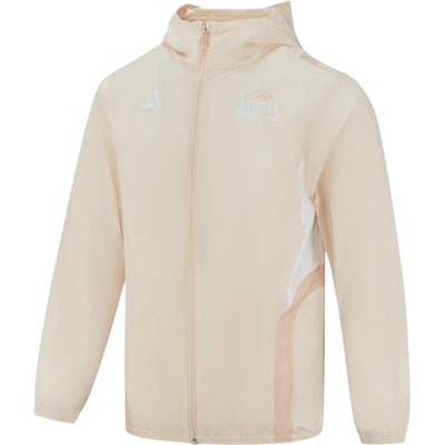 Adidas/阿迪达斯正品春秋儿童透气连帽宽松户外夹克外套KC1570