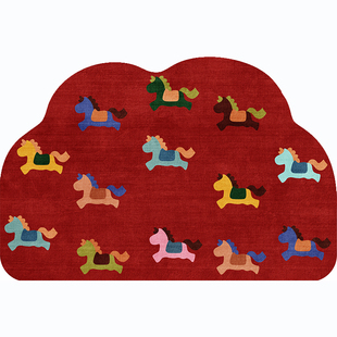 新年浴室地垫卫生间硅藻泥防滑垫吸水红色脚垫2026马年门口脚踏垫