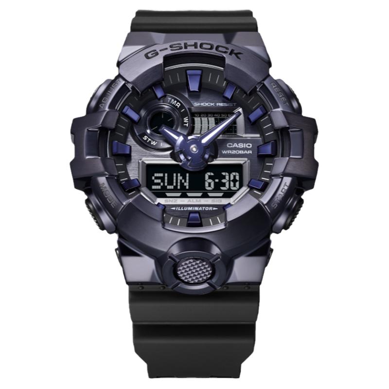 卡西欧手表男G-SHOCK金属小钢炮大表盘学生运动防水新款GM-700