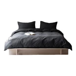 高档全棉纯棉四件套轻奢高级感主卧室男生床品2026新款四季通用4