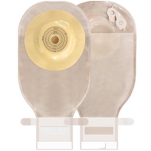 达亦多一件式凸面造口袋医用微凸造口底盘双孔排气造瘘袋改道口袋