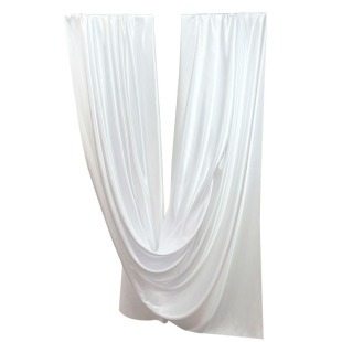 白色布料白绸缎丝绸布色丁绸子防尘里布内衬背景布桌布拍照摄影布