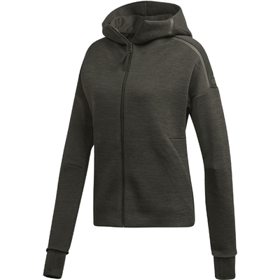 阿迪达斯冬女运动型格针织夹克