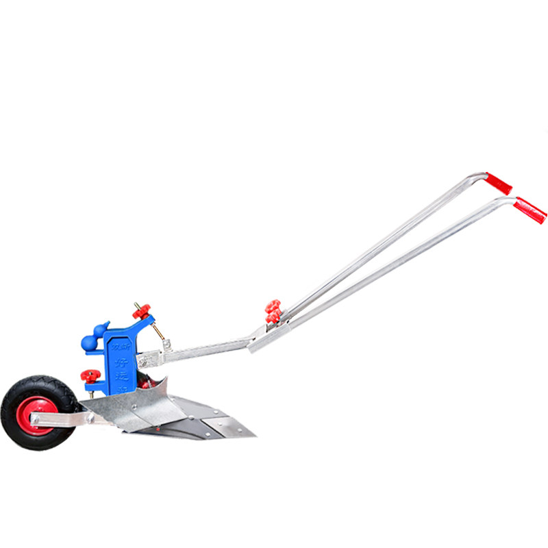 手拉犁人工小型微耕机农用犁地机人力起垄耕地机翻地松土开沟神器