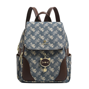 香港品牌轻奢旅行双肩包包女2025新款质感时尚百搭大容量通勤背包