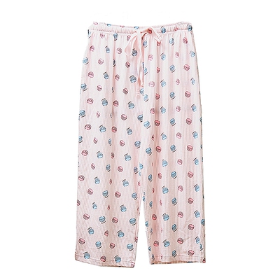 三枪女士家居莫代尔爽滑密棉中裤