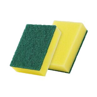 2个海绵擦居家洗碗海绵块百洁布家居清洁厨房用品碗神器洗碗布