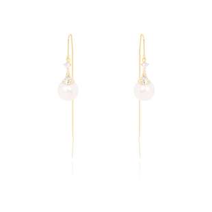 超仙气质长款珍珠耳环耳线女时尚个性轻奢显脸瘦网红爆款耳坠耳饰