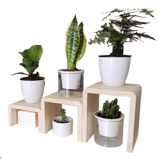 定制花架置物室内阳台落地式绿植萝盆栽客厅多肉装饰实木多层鱼缸