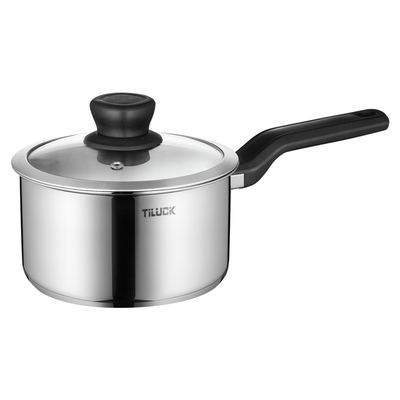 蒂洛克304不锈钢奶锅复底加厚