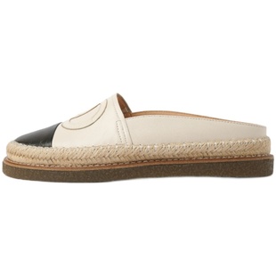 欧洲乐福鞋厚底羊皮法式晚风包头半拖鞋女款夏天外穿小香风渔夫鞋