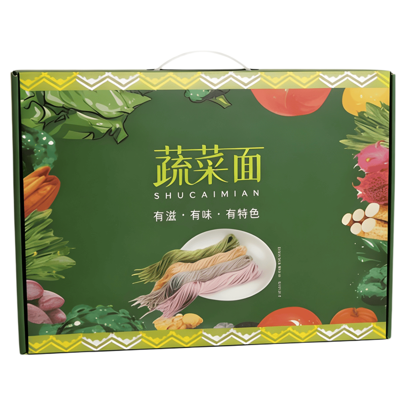 广东粤北高山手工蔬菜挂面条菜心山药淮山紫薯南瓜红萝卜火龙果面