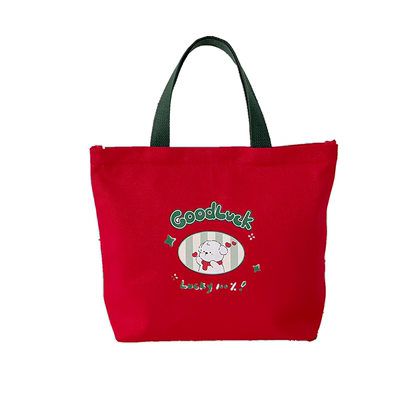 手提帆布袋上班小包包手拎便当袋