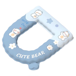 防水马桶坐垫四季通用秋冬厕所硅胶泡沫圈坐便套免洗家用2025新款