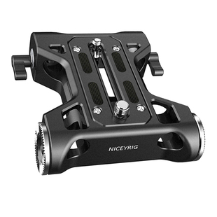 Niceyrig莱盛格 佳能C300 索尼fs5 RED摄像机通用双孔管夹底座401