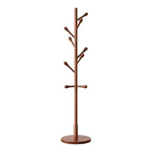 乔缇娜实木衣架落地衣帽架卧室家用挂衣架简易立式榉木挂衣杆室内