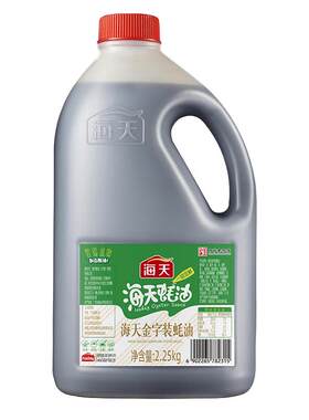 海天金字装蚝油2.25kg大桶装耗油餐饮商用佐料凉拌点蘸调味料尝鲜