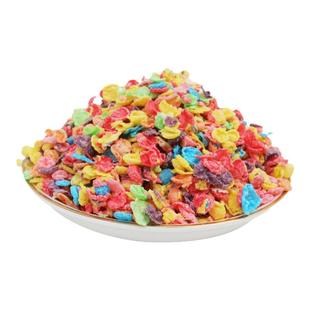 61儿童节蛋糕装饰彩色麦片五彩果味麦圈酸奶碗配料水果彩虹麦脆