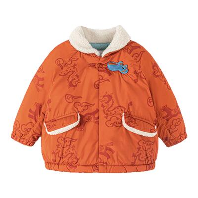 儿童羽绒服新中式拒水拒油污