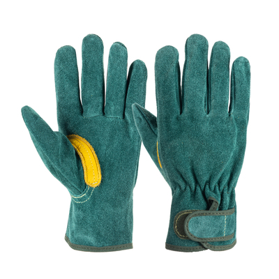 全牛皮电焊焊接耐磨劳保手套防刺