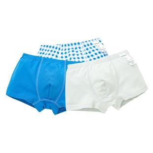 巴拉巴拉男童内裤平角棉中大小童宝宝儿童四角短裤女童三角三条装