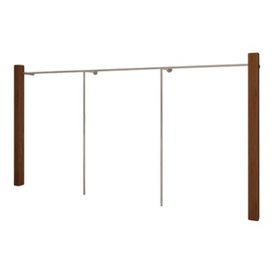 服装店展示架不锈钢陈列架落地式货架胡桃童装女装店专用挂衣架